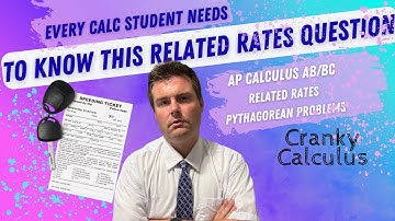 Related Rates Pythagorean Problem | You NEED to know how to solve this problem!