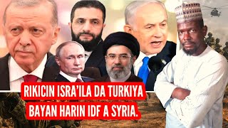 me isra'ila ke tsoro na turkiya a syria ta kai hari rikici mai kaifi tsakanin Tel aviv da Ankara