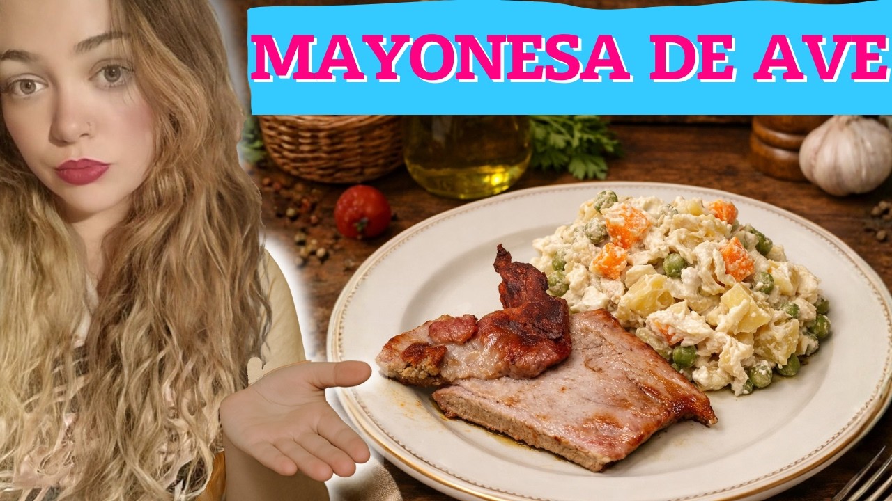 COMO HACER MAYONESA DE AVE Riquisima y Saludable! Muy Facil y Rapida...