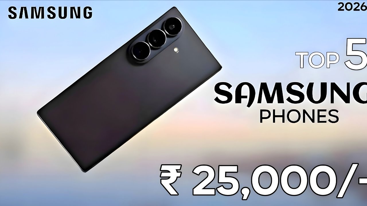 Top 4 best samsung phone under 25000 in india 2026 | March 2026 - YouTube