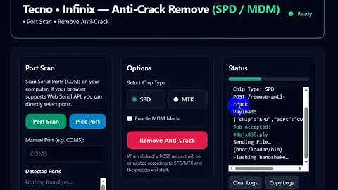 Tecno  Infinix  Anti Crack Remove SPD MTK MDM Phone Access Instant Fix Inbox Me Now