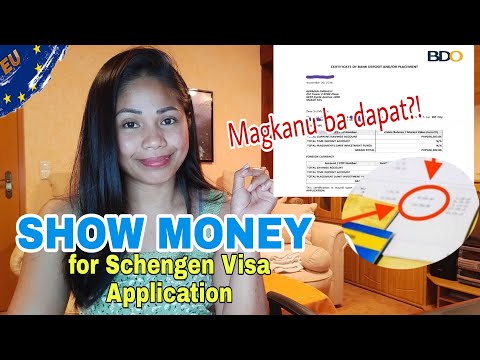 Show Money for Schengen Visa Application+TIPPS #schengenvisa#travel#europe