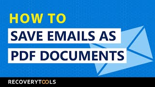 How to Save Email as PDF Documents - Convert Any Webmail to PDF
