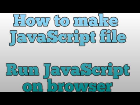 How to make  javascript file and run it on a browser in nepali.Tutorial #1.