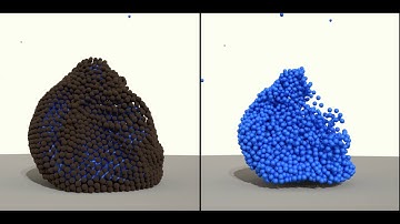 Deformable solid and WCSPH Akinci coupling