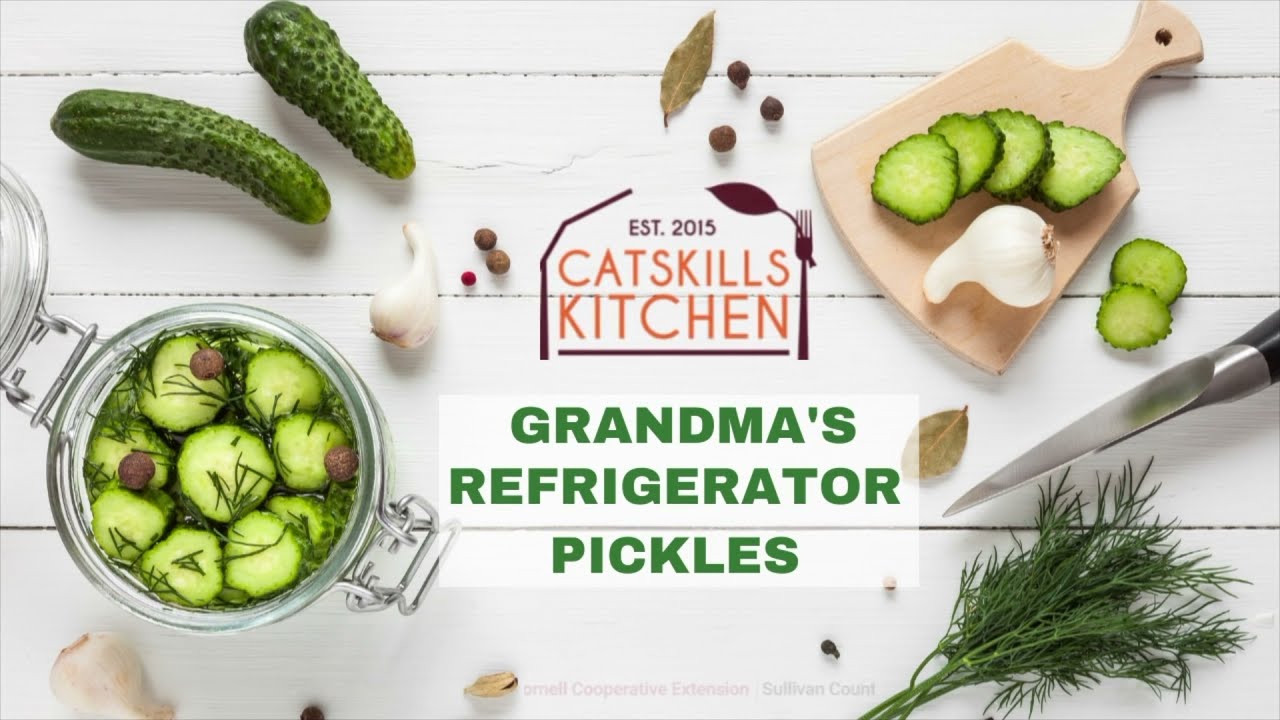 Grandmas Fridge Pickles - YouTube