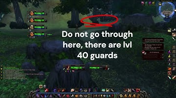 How to safely cross into Barrens from Ashenvale for Alliance