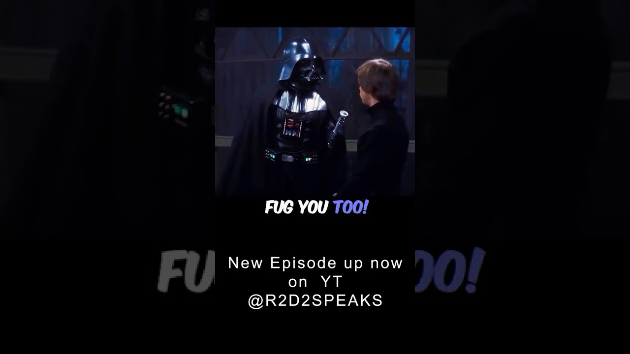 Darth Vader and Luke Skywalker bad lip read