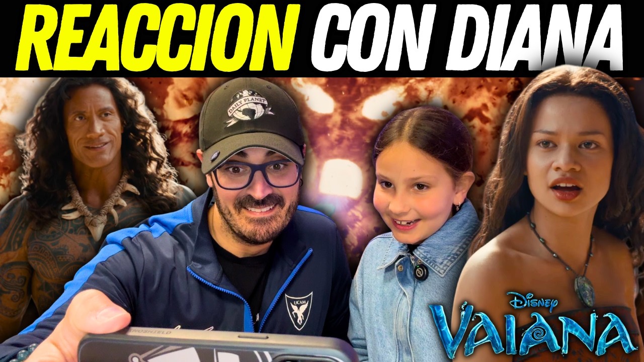 ¿Se viene EL MEJOR live action de DISNEY? 🌊 VAIANA (MOANA) Tráiler Reacción con mi hija