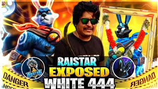 RAISTAR EXPOSED WHITE444 🥺💔 HE USING HEADSHOT HACK ON GYANGAMING LIVE (PART 2) - Garena Free Fire