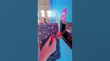 Curved LED screen installation module. #ledvideowall #ledscreen #eagerled #shorts