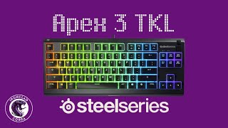 SteelSeries Apex 3 TKL (Compact) Gaming Keyboard (RGB)