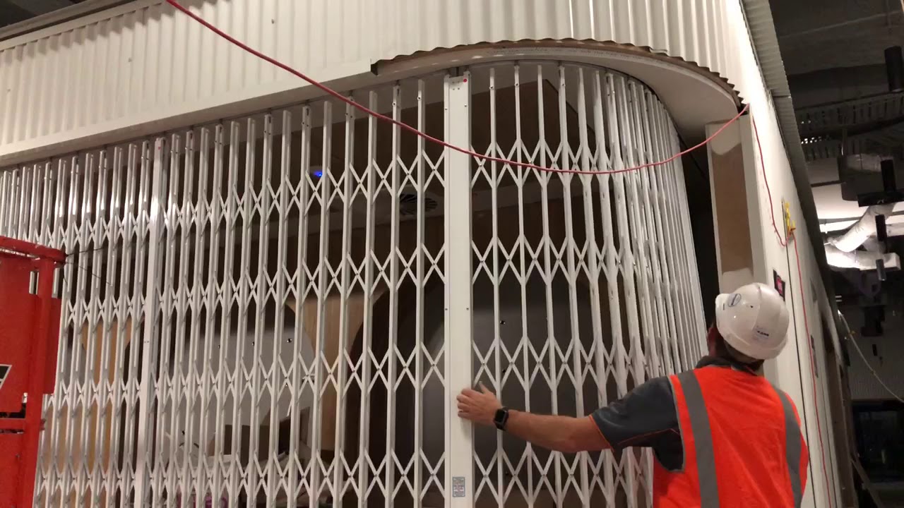 CURVED S08 TRELLIS SECURITY DOOR YouTube
