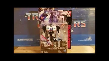 Transformers Generations Jazz Power of the Primes Deluxe Figure Review (Wave 1)