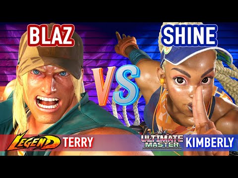 SF6 ▰ BLAZ (Terry) vs SHINE (Kimberly) ▰ High Level Gameplay