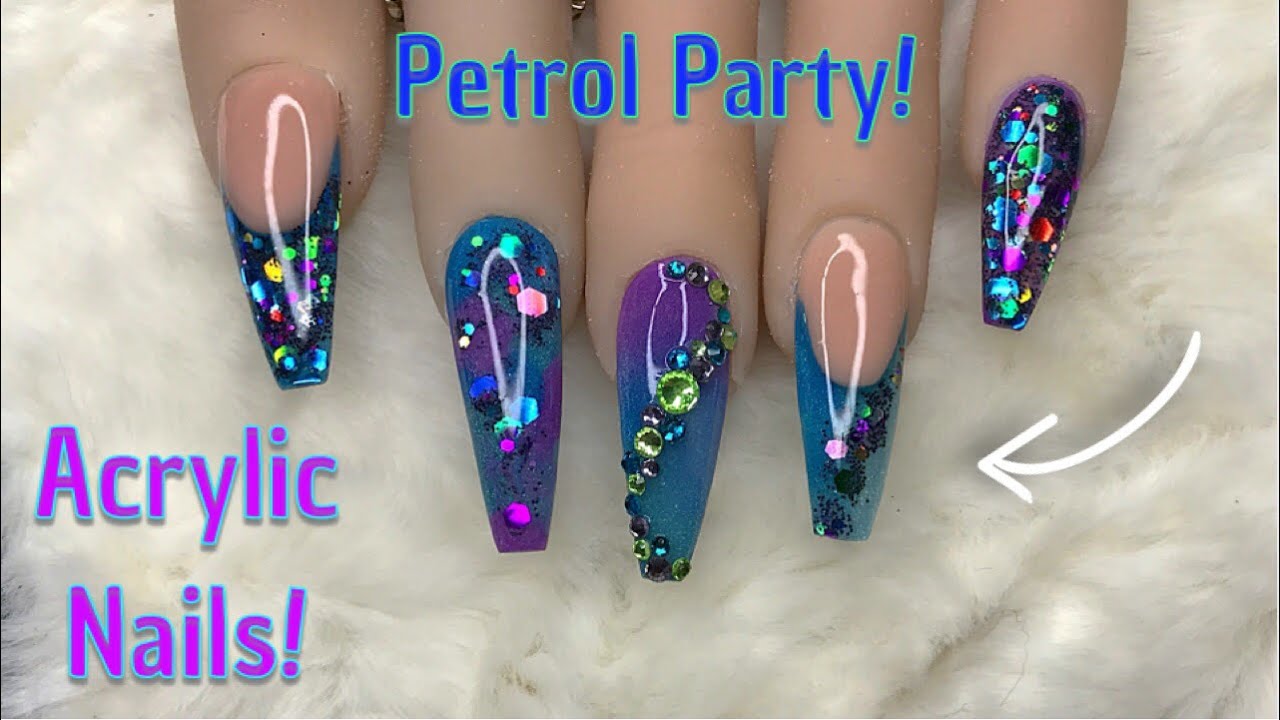 Petrol Party! | Acrylic Nails | Nail Sugar