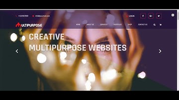 Free Download Multipurpose single page Bootstrap html template