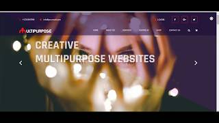 Free Download Multipurpose single page Bootstrap html template