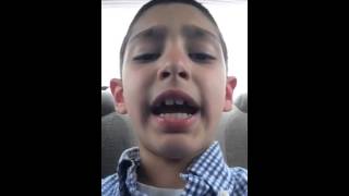 Dani singing snowman part 2