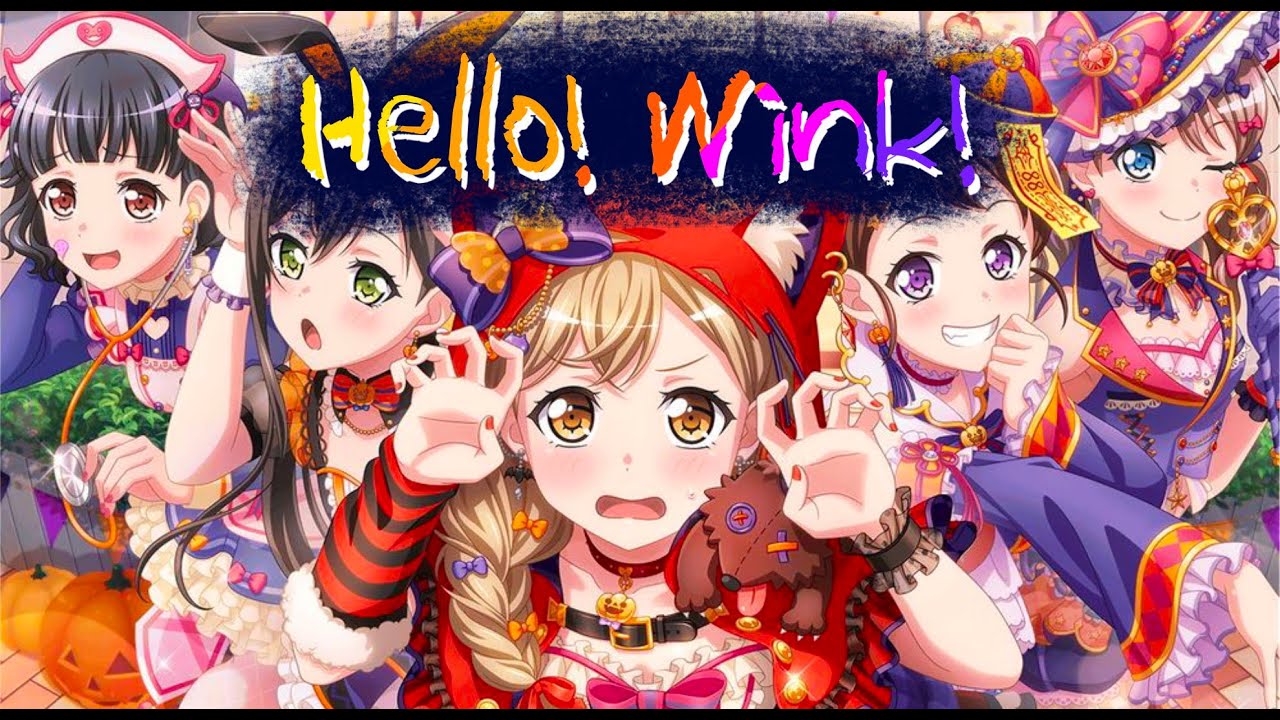 [뱅드림] Poppin'Party - Hello! Wink! [가사] [FC] - YouTube