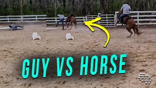 Guy Was Trying to Ride a Horse That Always Bucks
