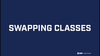 Swapping Classes FA22