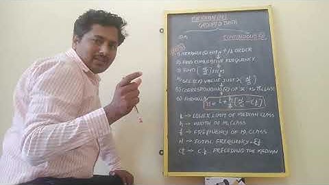 STATISTICS -12. c- Median  (OM MADHAVA TUTORIAL