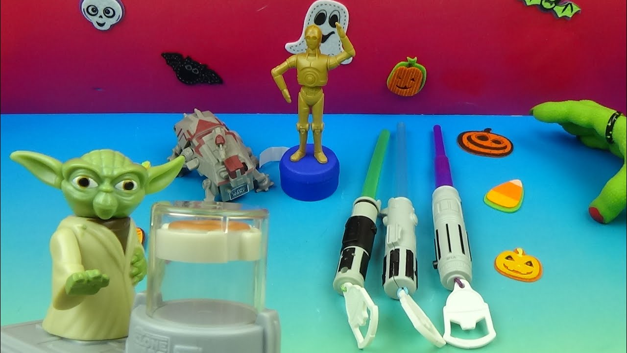 2011 McDONALD'S STAR WARS THE CLONE WARS HAPPY MEAL SET OF 6 TOYS