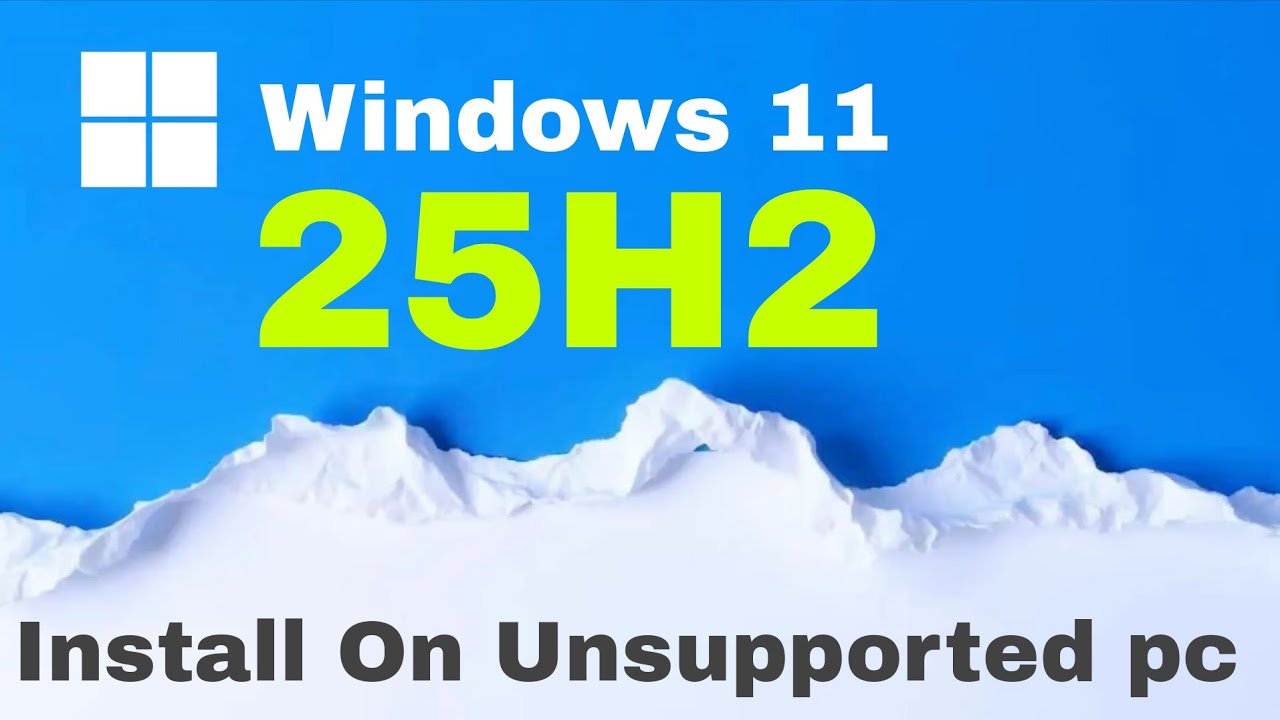 Windows 11 25H2 install on unsupported pc step by step in Bengali - YouTube