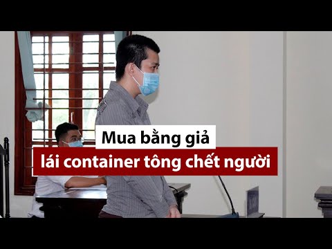 Video Mua bằng FC trên mạng rồi lái container tông chết... - youtube