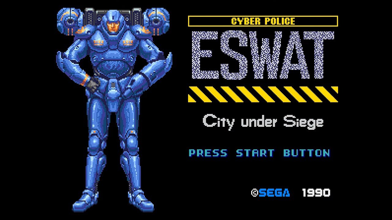 ESWAT: City Under Siege Longplay (Sega Genesis) [QHD]