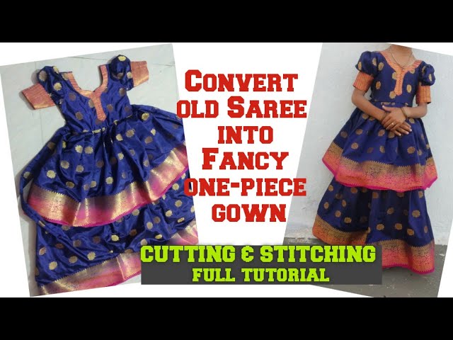 DIY : Designer Net Baby frock cutting and stitching/party wear dress for  kids/ - YouTube