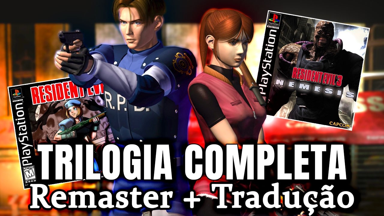 TRILOGIA COMPLETA!! Resident Evil Remaster + Tradução pra PC