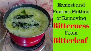 How to Wash Bitterleaf | Easiest and Fastest Method