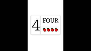 Counting 0 to 9 Flash Cards #shorts #youtubeshorts #number #counting