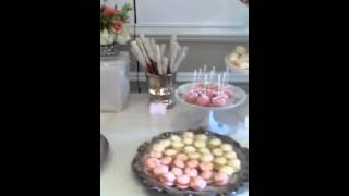 Vintage elegant Bridal Shower Dessert Table Vintage elegant Bridal Shower Dessert Table