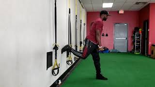 Bulgarian Split Squats - On Wall