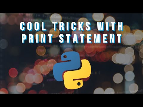 Tricks with print statement in Python!