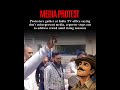 A group of workers staged a protest in Noida #indians #india #bhagatsingh #noida #workers #viral