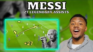 27 Legendary Messi Assists - With Commentaries - HD | REACTION!