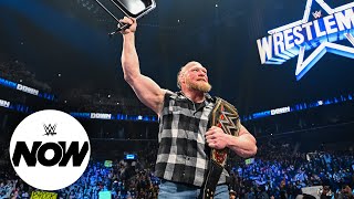 Brock Lesnar and Roman Reigns set for WrestleMania Raw encounter: WWE Now, March 28, 2022