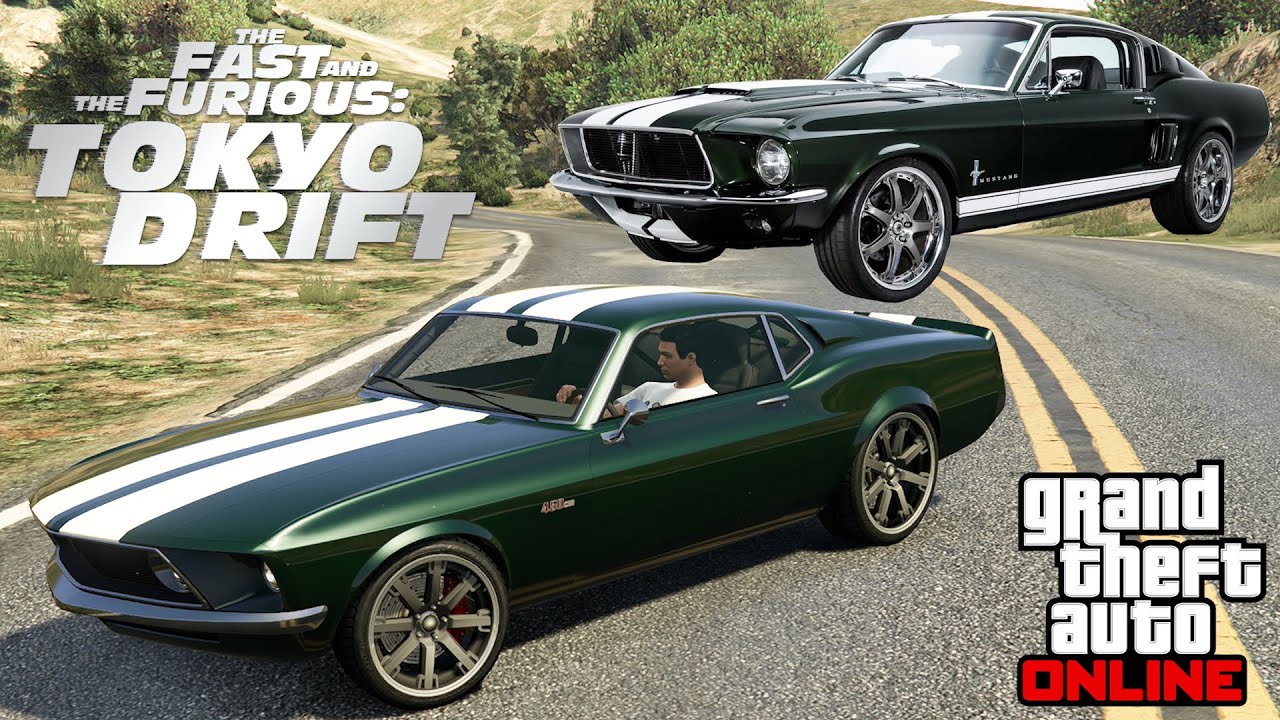 Gta 5 - F&F 3 - Tokyo Drift Mustang Build W/ Craig Lieberman! - Dominator  Gtt Customization - Youtube