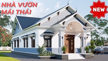 Chỉ 1,2 tỷ TRỌN GÓI mẫu BIỆT THỰ vườn MÁI THÁI đẹp và ĐẲNG CẤP do MAXHOME thi công | MH01450
