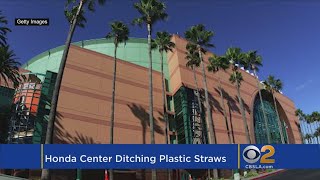 Honda Center To Stop Offering Plastic Straws