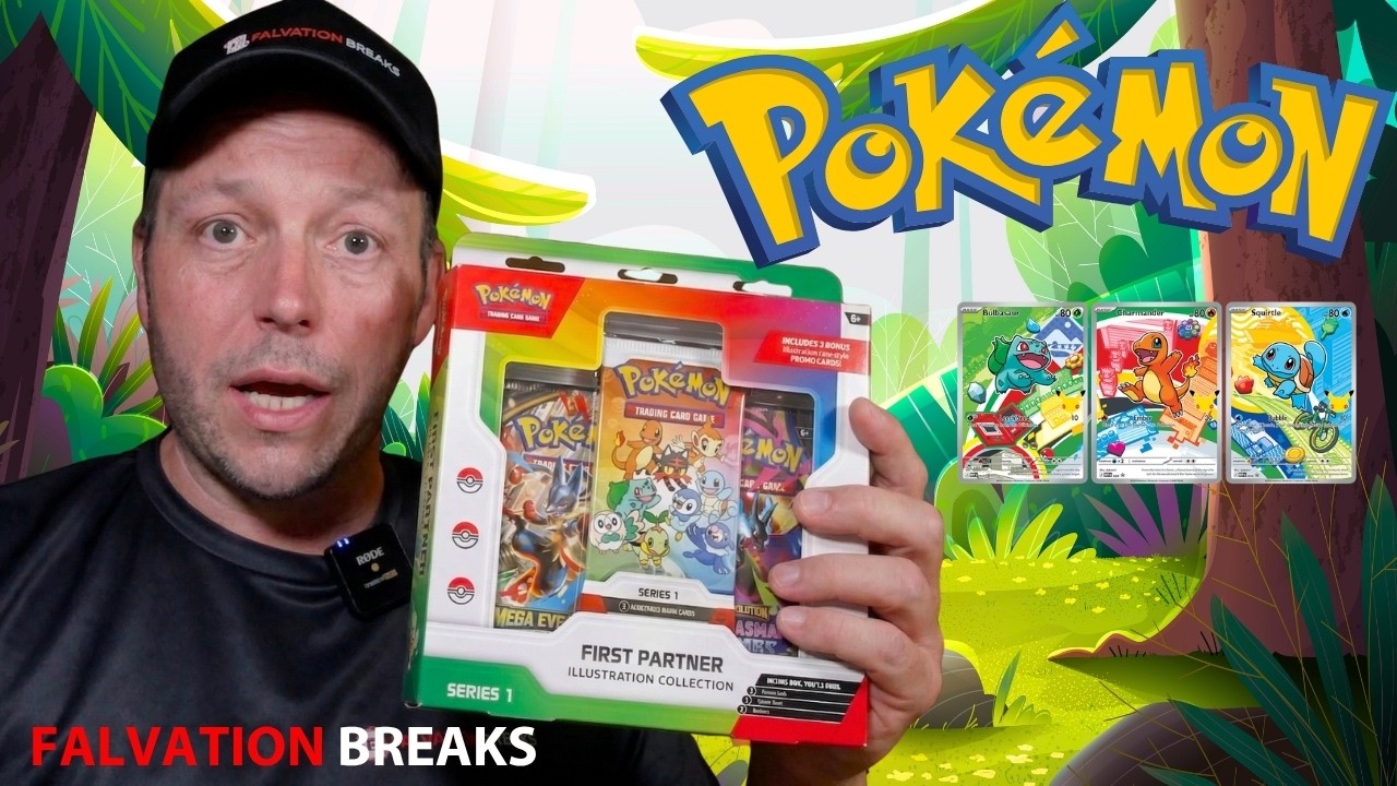 Opening a FULL Pokémon First Partner Illustration Collection Box