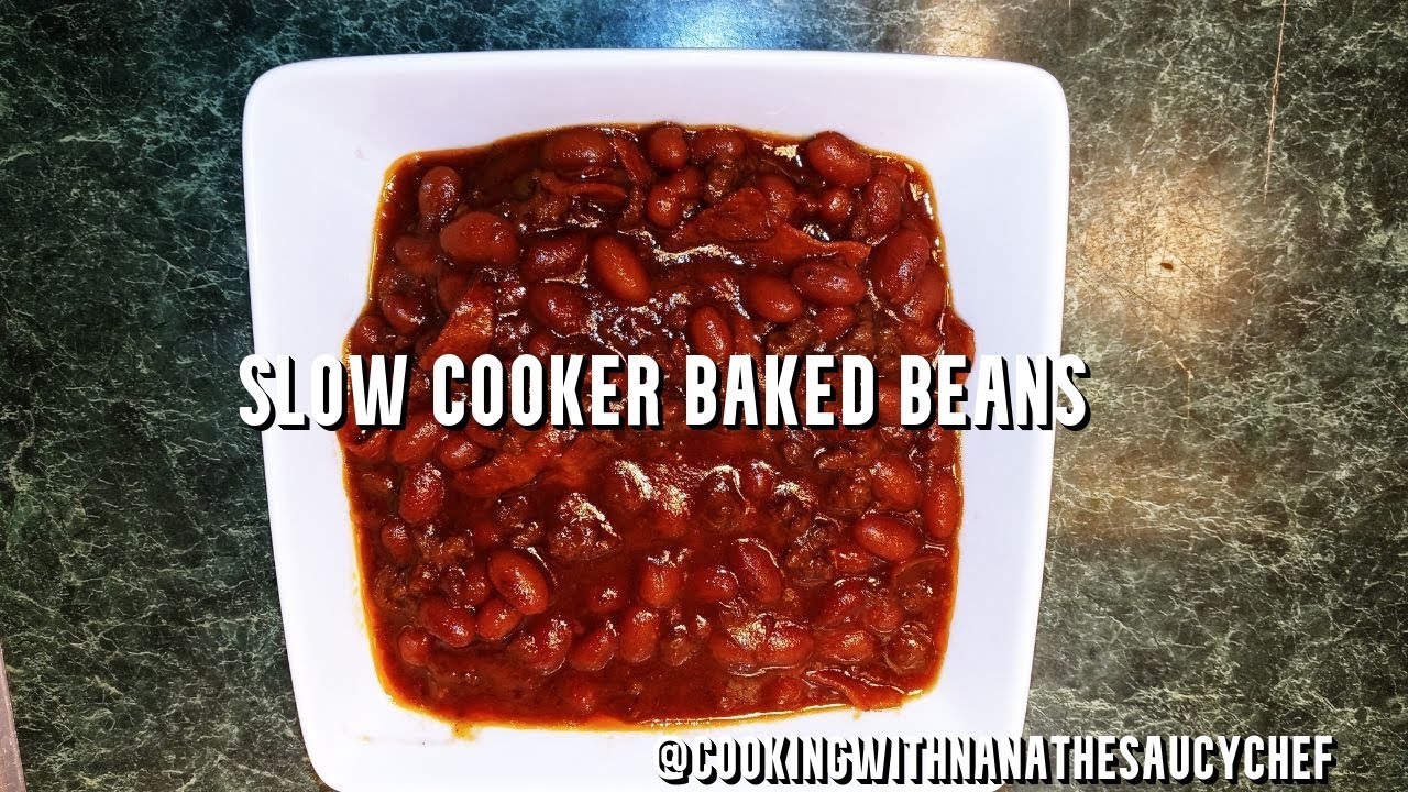 SLOW COOKER BAKED BEANS/BBQ BAKED BEANS YouTube