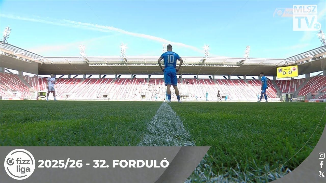 Kolorcity Kazincbarcika SC – Kisvárda Master Good | 2-1 | (2-0) | Fizz Liga | 32. forduló | MLSZTV