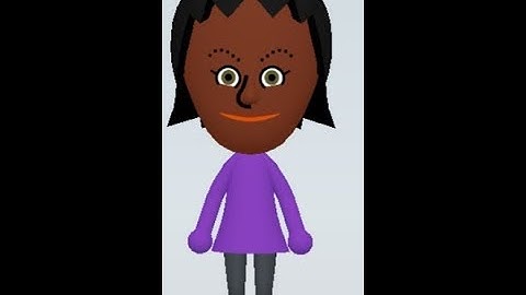Nintendo CPU Wii/Switch Mii Character: Sandra Mii