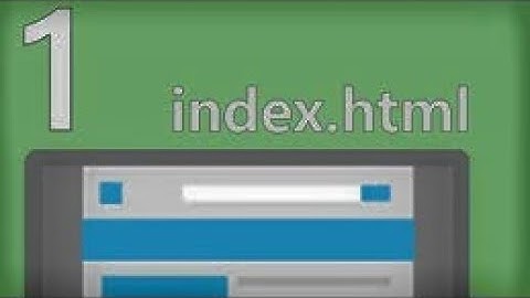 How to create a Index.html file?