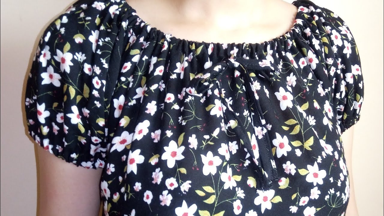 أسهل فستان بالاستيك تخيطيه للدار صيفي وخفيف وساهل حتى للمبتدئات 👍👌👉